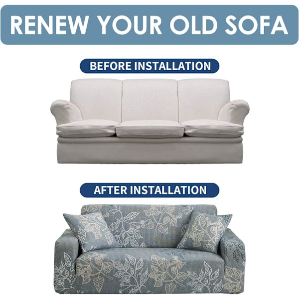 Sofaovertrekk, sofatrekk, stoltrekk, elastisk sofaovertrekk, sofaovertrekk Qiushui Yiren 185cm