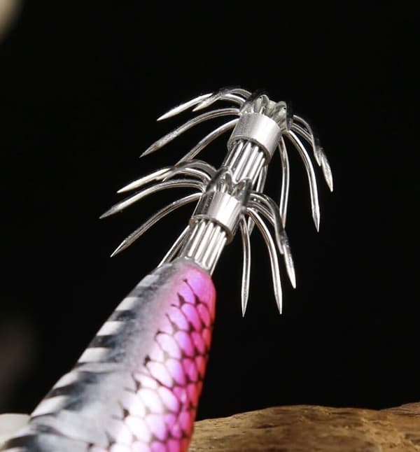 Fiskesluk Reke Reker | Med Rangle, Lysende Bein | 11,5 cm, Oransje