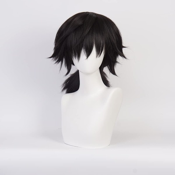 Anime Cosplay-peruukki, Demon Slayer -peruukki, Ilmainen hiusverkko, Halloweeniin, Juhliin, Karnevaaliin, Yöelämään, Konsertteihin, Hääihin, Syntymäpäivälahjaksi color 6
