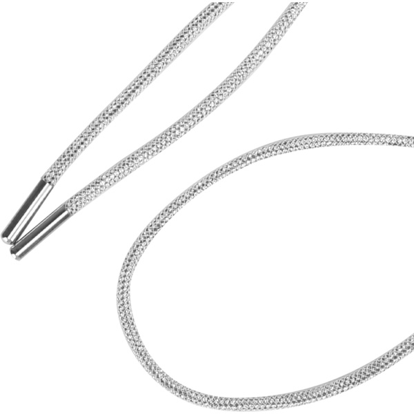 Kristallitimanttiketju Timanttinauhakenkänauhakoriste Weißes + schwarzes Netzwerk 100cm