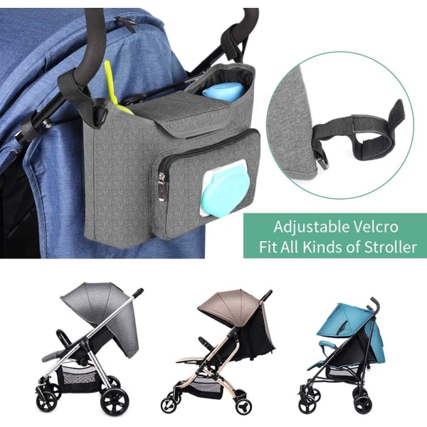 Baby Organizer - Barnvagn Tillbehör Väska Stort utrymme