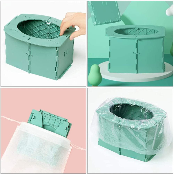 Baby Toddler Potty Toilet Seat, Bærbart Sammenklappelig Pottetræningssæde, Baby Rejse Pottetræningssæder