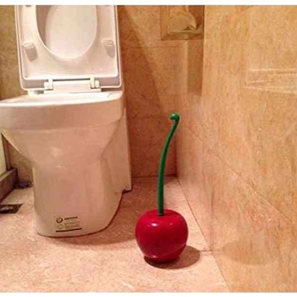 WC-harja Uusi luova ihana kirsikan muotoinen WC-harja WC-harja WC-harjasarja WC-harja