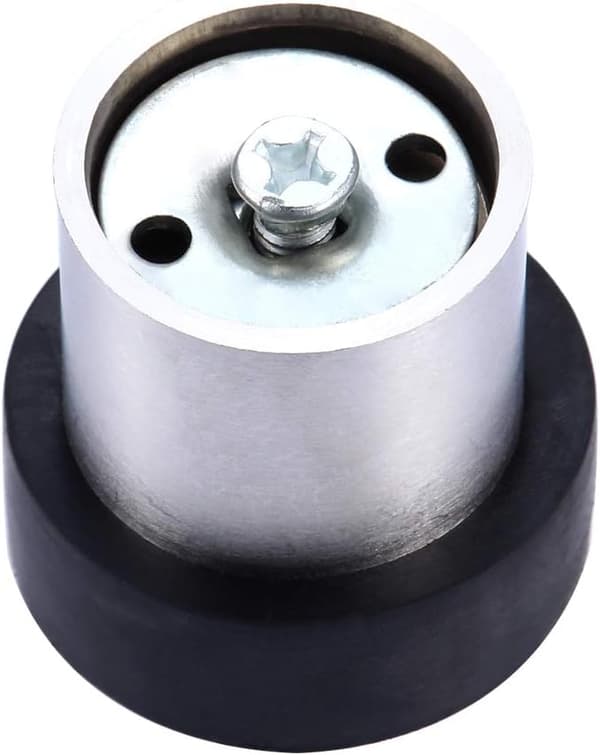 Gulvstopp i rustfritt stål, 4,5 cm, dørstopper (4-pakning)