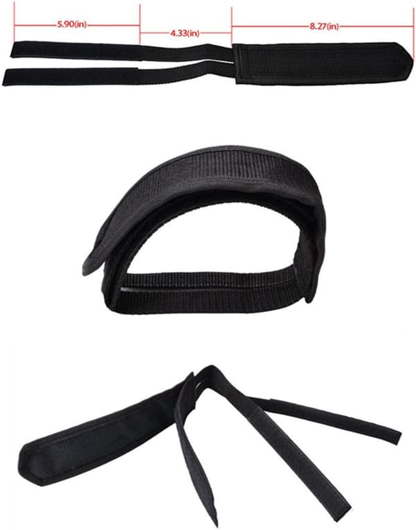 1 par cykelpedalremme, pedal tåclips remme tape til fixed gear cykel, sort