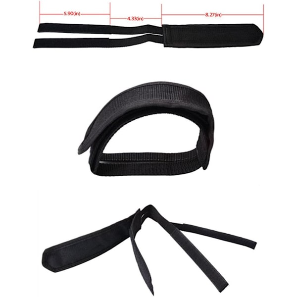 1 par cykelpedalstropper Pedal tåclipsstropper Tape til fast gear cykel