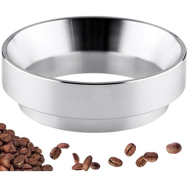 Kaffe doseringsring i aluminium - universell doseringstrakt for espressokvern