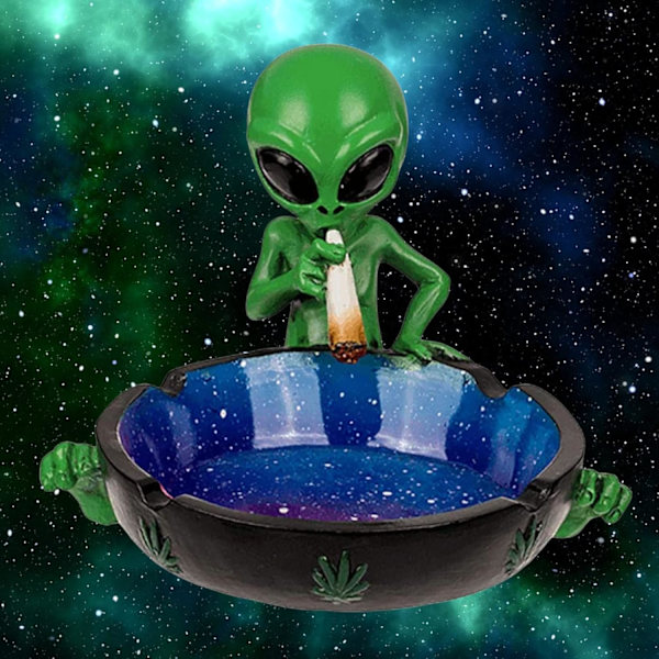 Brilliant askkopp alien, rymd askkopp