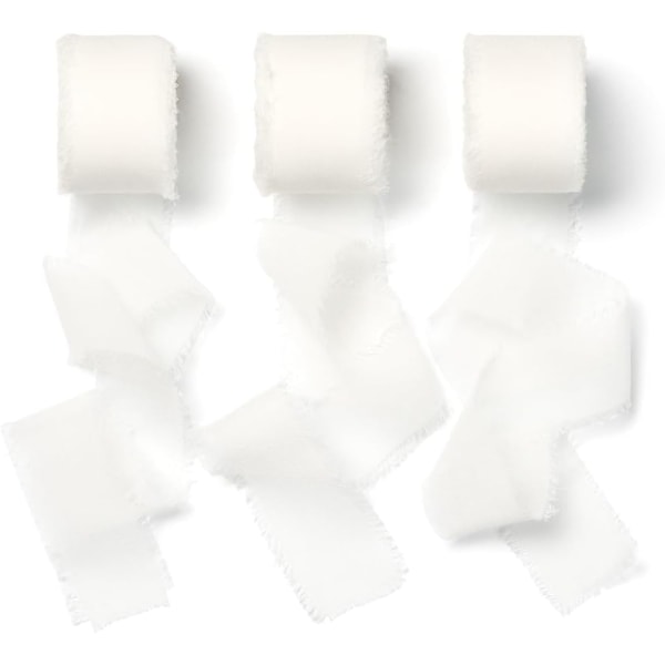 4cm*5m Viininpunainen lahjanauha Hääpunainen sifonginauha Punainen kangasnauha White
