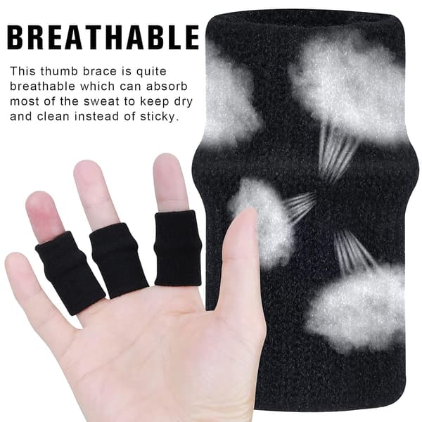 10 Finger Splint Trigger Finger Splint Protector Tommelfinger Støtte Elastisk Finger Splint Kompressionsbeskytter Støtter