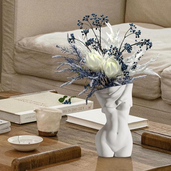 Kvinnlig kropp Vas Kreativ Harts Vase Kvinnlig Skulptur