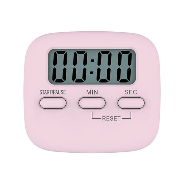 1-pack Digital Kökstimer Magnetisk Nedräkningstimer med Högt Alarm, Stora Siffror, Ställ, Hängande Hål för Matlagning, Dusch (Vit)