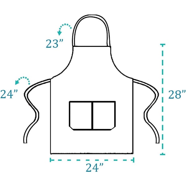12-pack Haklappsförkläde - Unisex Röd Förkläde Bulk med 2 Rymliga Ficka Maskintvättbar för Kök Hantverk BBQ Ritning