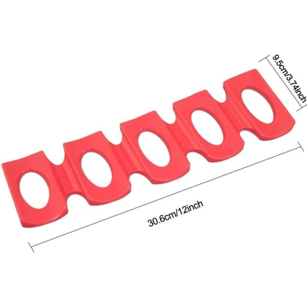 Flaske og dåse Easy Stacker, rød silikone dåseopbevaringsholder 2-pak