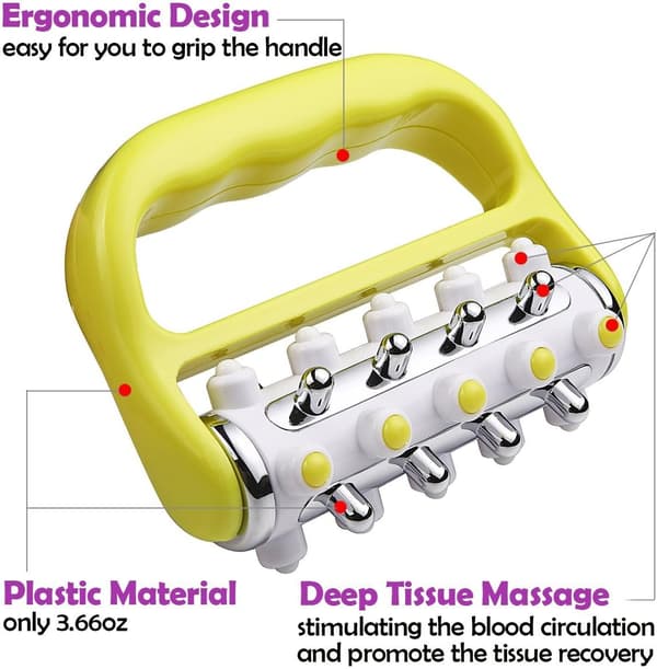 Fascia og Anti Cellulite Roller Massager Muskel Roller Fedtsprængning Release Mini Trigger Point Dyb Væv