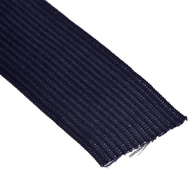 sourcing map Elastiska band för sömnad 2,5 cm 10 m  Mörkblå stickad elastisk spole Hög elasticitet för peruker, midjeband, byxor