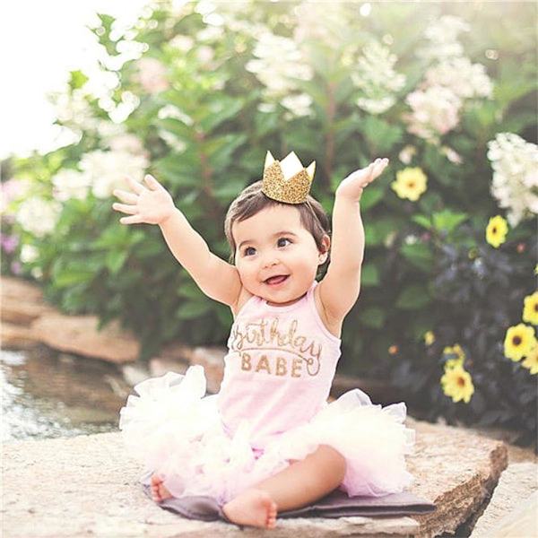 Baby 1st birthday deals crown
