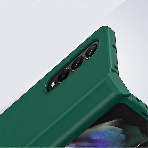 Anti-fingeravtrycksfodral Kompatibelt med Samsung Galaxy Z Fold 4, Hårt PC Anti-damm Skydd med Gångjärnsskydd
