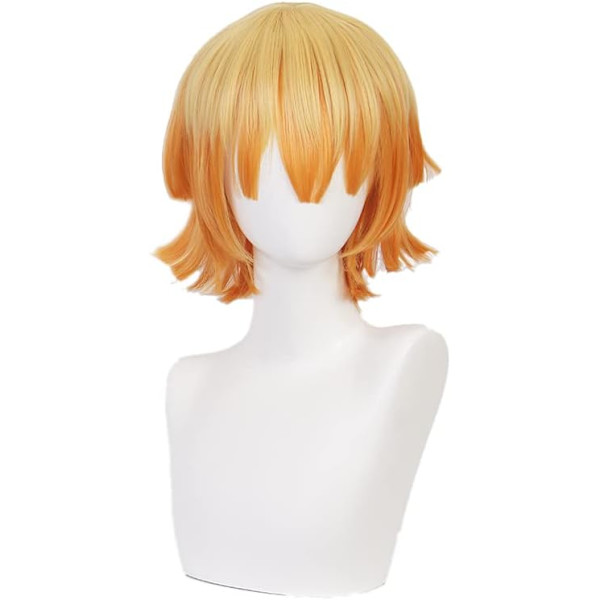 Anime Cosplay Paryk, Demon Slayer Paryk, Gratis Hårnet, Til Halloween, Fest, Karneval, Natteliv, Koncerter, Bryllupper, Fødselsdagsgave color 2