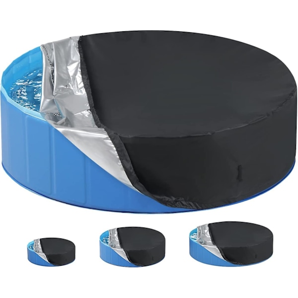 Solskydd för hundpool, poolskydd för husdjur, håller poolen renare längre, förlänger poolens livslängd 162*30cm