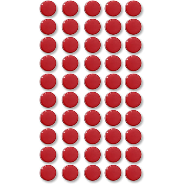 Jääkaappimagneetti, 20 kappaleen pakkaus jääkaappimagneetteja, vahva magneettitaulu, kaappimagneetteja, toimistomagneetteja Red 40PC-3CM