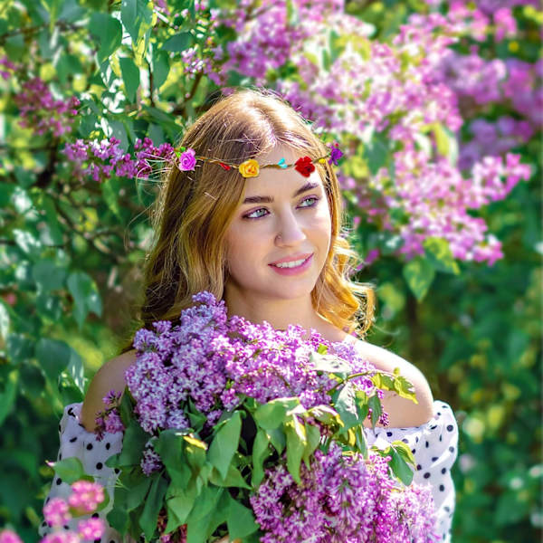 12 LED-blinkande blomsterdiadem - Fest, Halloween, Jul, Bröllop, för kvinnor