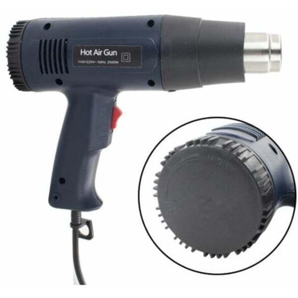 2000W Stepless Thermostat Heat Gun High Power Film Plastic Baking Gun