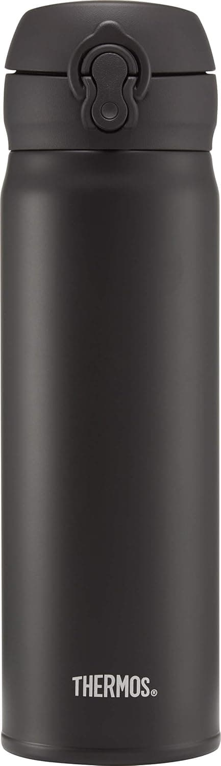 Termos, rustfritt stål, matt svart, 500 ml