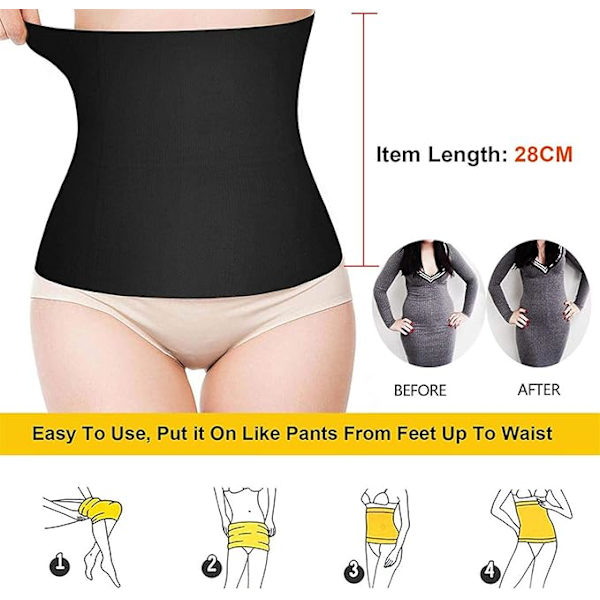 Postnatal magbälte & midjeformare, 2 i 1 design multifunktionell, M