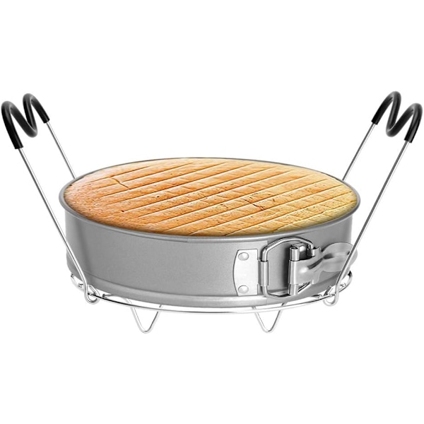 Dampstativ med varmebestandige håndtak, kompatibelt med Instant Pot-tilbehør 6 Qt 8 Quart, trykkoker
