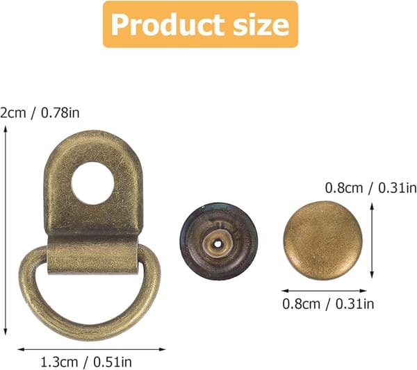 Snørebåndsspænder, snørebåndstilbehør, snørebåndskroge Bronze