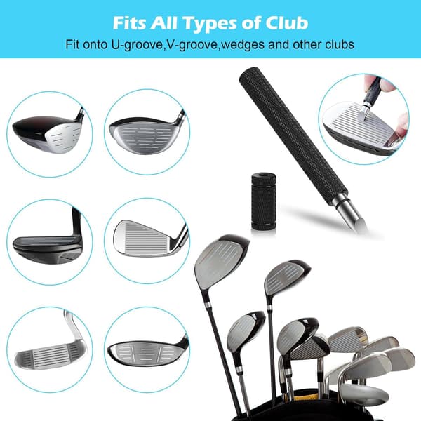 Golf-tarvikkeet, golfmailan puhdistusharja vesisuihkepullolla, golfuran puhdistaja, sisäänvedettävällä klipsillä, golfpyyhesarja