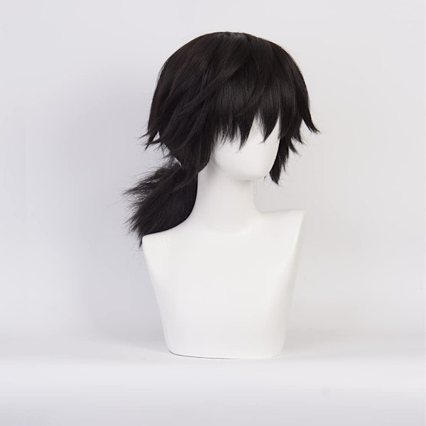 Anime Cosplay Paryk, Demon Slayer Paryk, Gratis Hårnet, Til Halloween, Fest, Karneval, Natteliv, Koncerter, Bryllupper, Fødselsdagsgave color 6