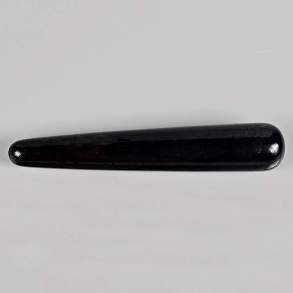 Healifty Obsidian-hierontapuikko, akupunktiopuikko, Guasha-kaavintahierontaväline miehille ja naisille (musta)