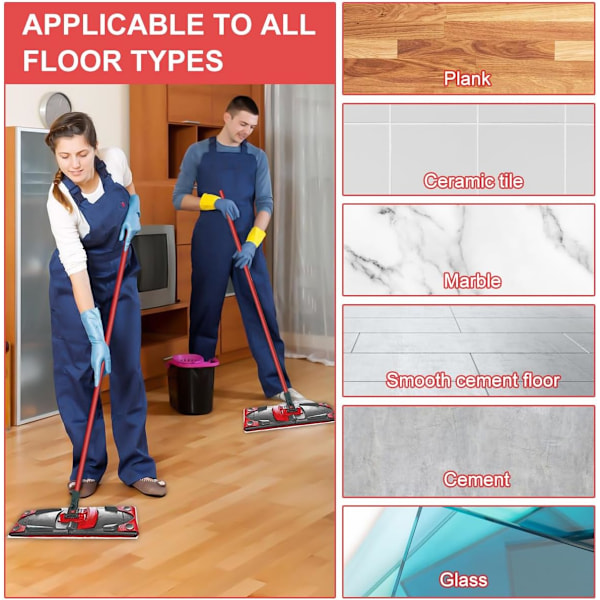 3-pack Vileda golvmopp ersättningsöverdrag mikrofiberset
