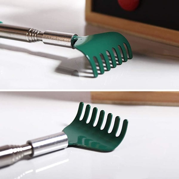 3 x Ryggkliare Handmassageapparat | Kratthuvud Stil Teleskopisk Arm Ryggkliare | Bärbar, Utökningsbar, Infällbar Massageapparat 3-pack