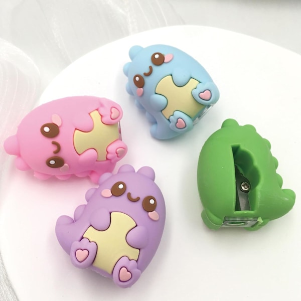 16 kpl Söpö Sarjakuva Lyijykynänteroitin Pieni Manuaalinen Lyijykynänteroitin Kawaii PVC Lyijykynänteroitin Paperitarvikkeet Koulu Toimistotarvikkeet color 1