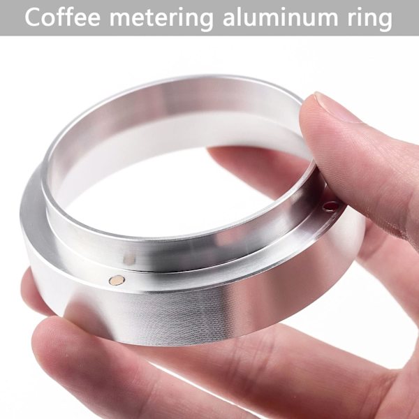 Kaffe doseringsring i aluminium - universell doseringstrakt for espressokvern