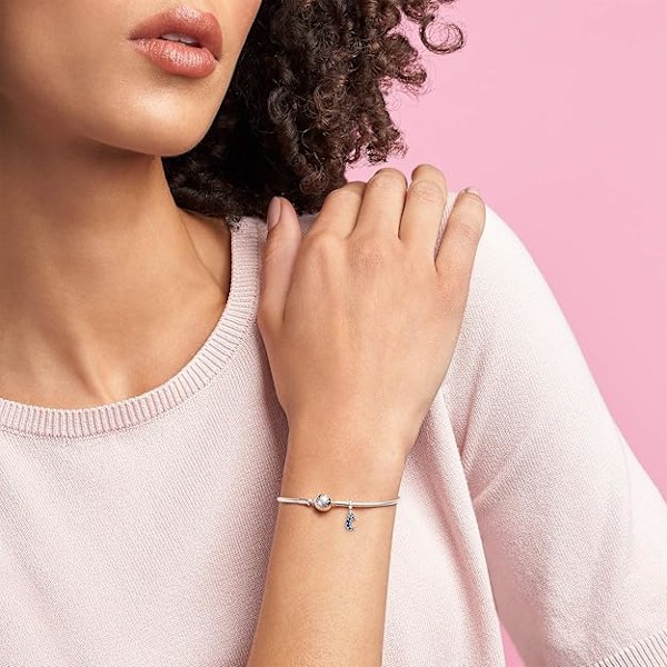 Blå stjernehimmel-serie anheng legering diamant stjerne jordperler DIY