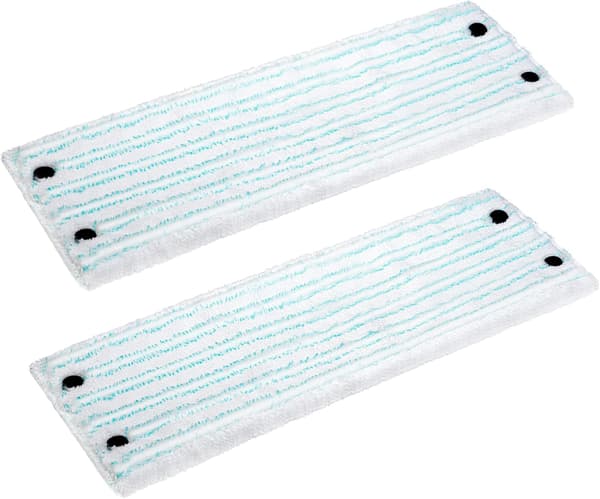 Mikrofiber Moppehoved Erstatningsbetræk, 2 Stk Til Leifheit System Moppe Fladt Erstatningshoved, 42 CM, Genanvendelige Moppepuder