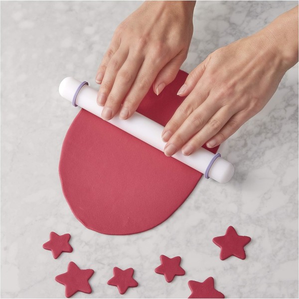 Kavle för Fondant 9 Tum Icke-Klibbig Kavle 8 Tum Fondantverktyg Kakor Kex Kavle Bakverktyg
