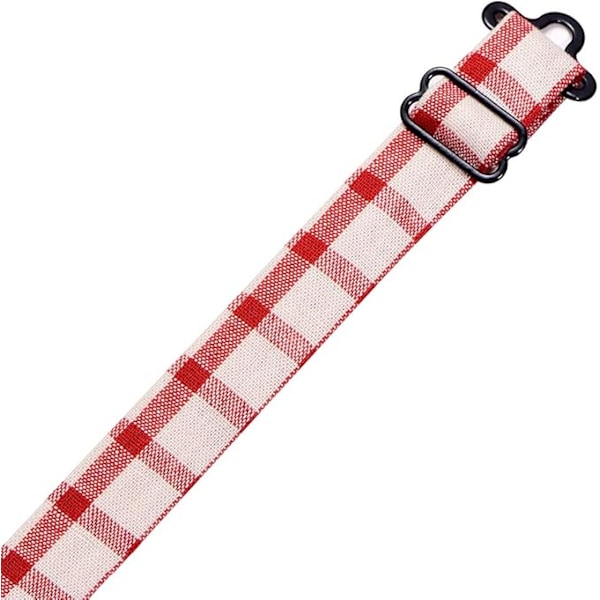 Herrar 12x6cm Rutiga Bomullsfluga Justerbar Färdig att Använda color 2
