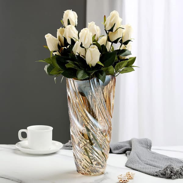 Moderne minimalistisk vase håndlaget blomsterdekorasjon