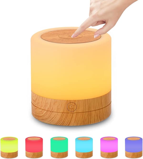 Sengelampe, touch-dæmpbar, LED-lys, touch-dæmpbar lampe