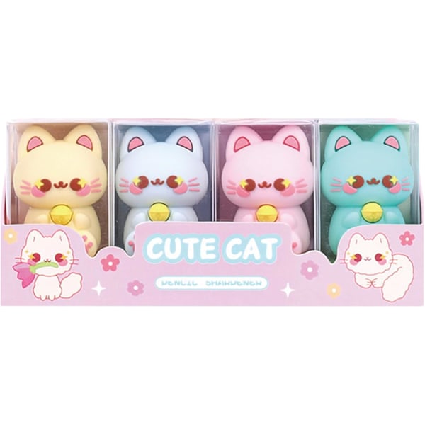 16 kpl Söpö Sarjakuva Lyijykynänteroitin Pieni Manuaalinen Lyijykynänteroitin Kawaii PVC Lyijykynänteroitin Paperitarvikkeet Koulu Toimistotarvikkeet color 2
