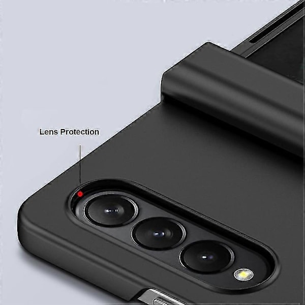Anti-fingeravtrycksfodral Kompatibelt med Samsung Galaxy Z Fold 4, Hårt PC Anti-damm Skydd med Gångjärnsskydd