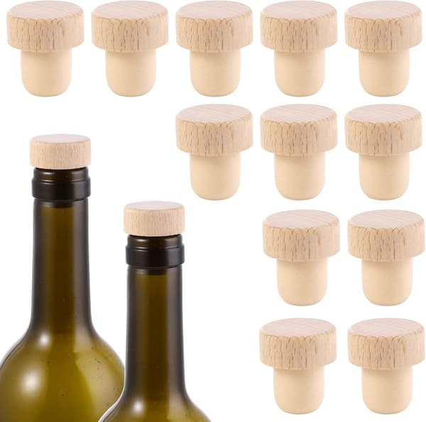 12 stykker vinflaskepropper