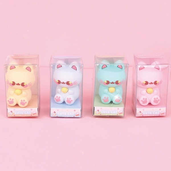 16 kpl Söpö Sarjakuva Lyijykynänteroitin Pieni Manuaalinen Lyijykynänteroitin Kawaii PVC Lyijykynänteroitin Paperitarvikkeet Koulu Toimistotarvikkeet color 2