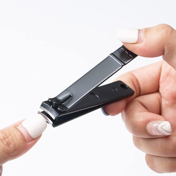 Nagelklippare för tjocka naglar Tjock fingernagel tånagel (svart)