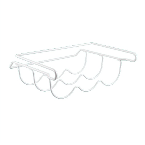 Universell kylskåpsflaskhållare för 4 flaskor för stora